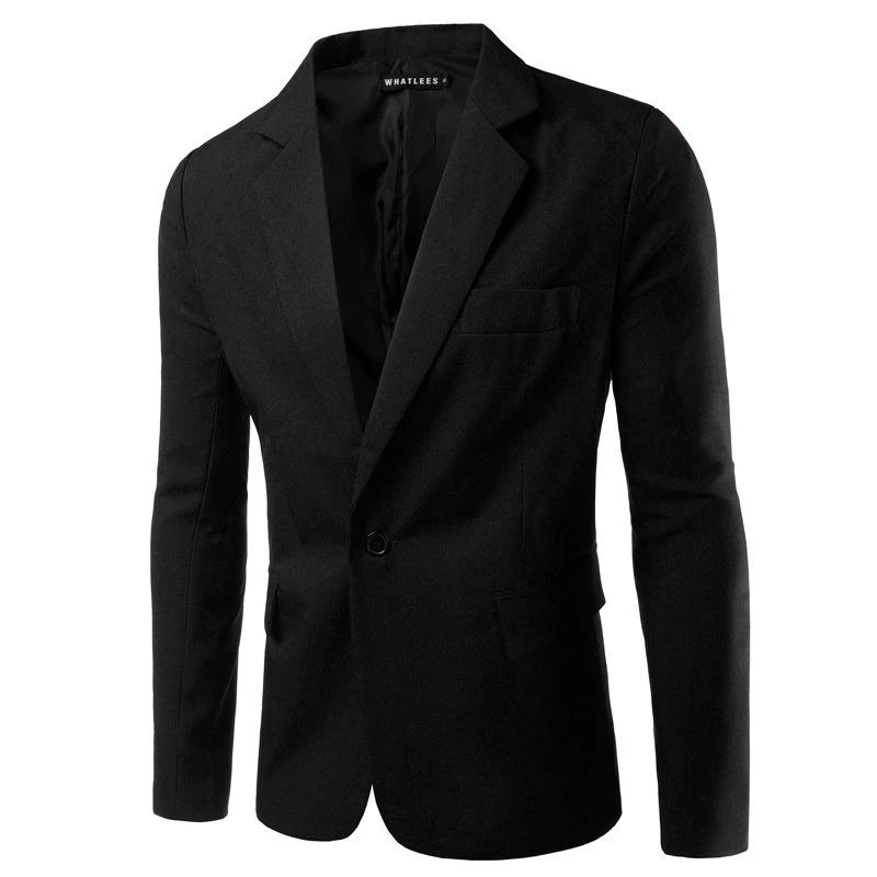 New business casual Suit Jacket Mens slim fit fashion cotton blazers Mens top coat Wedding dance clothes men high-grade blazer