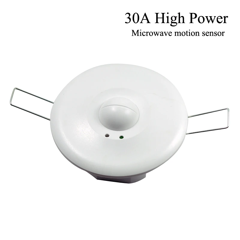 360 Degree 2000W Radar Motion Detector Smart High Power Ceiling Mounted Microwave Sensor Light Switch