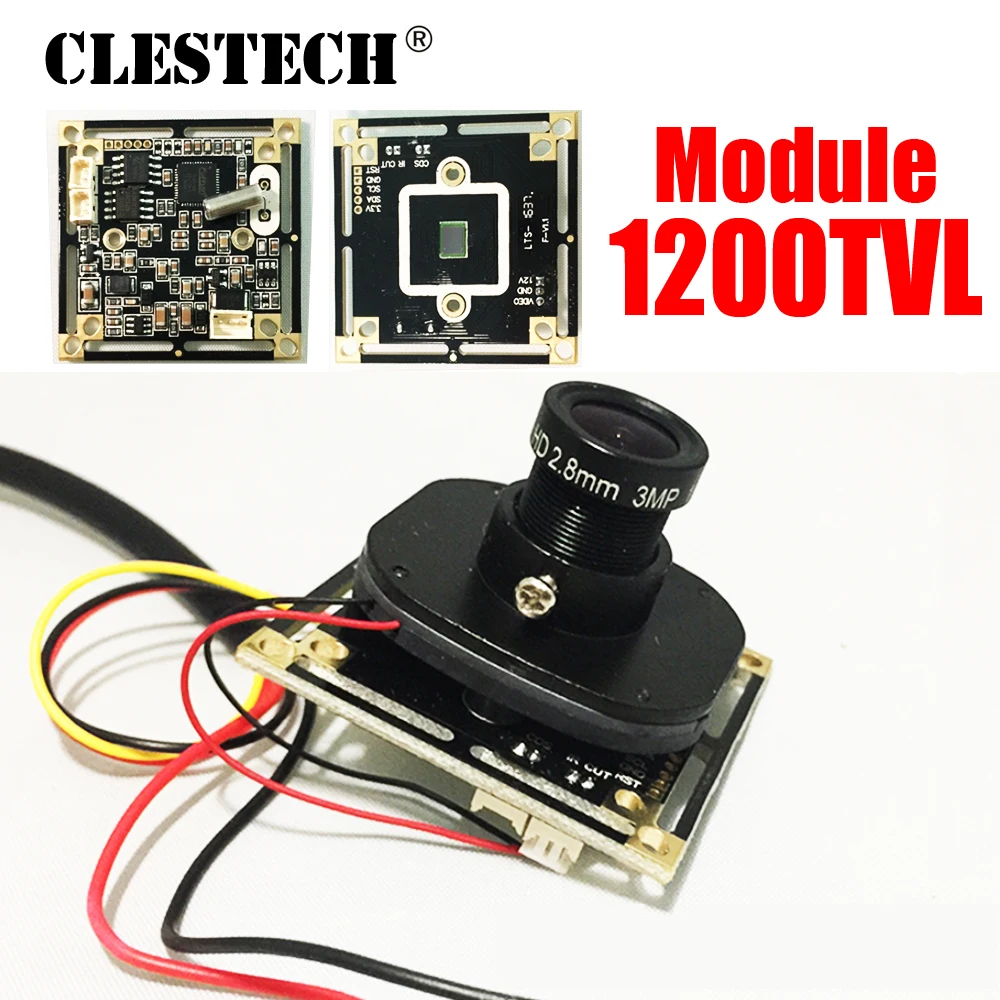 

Lens Options 1200tvl Analog Cctv Mini HD Chip Modul Set Monitoring Circuit Board Color 1/4" Cmos Ir-Cut Include Cable 38*32 Size