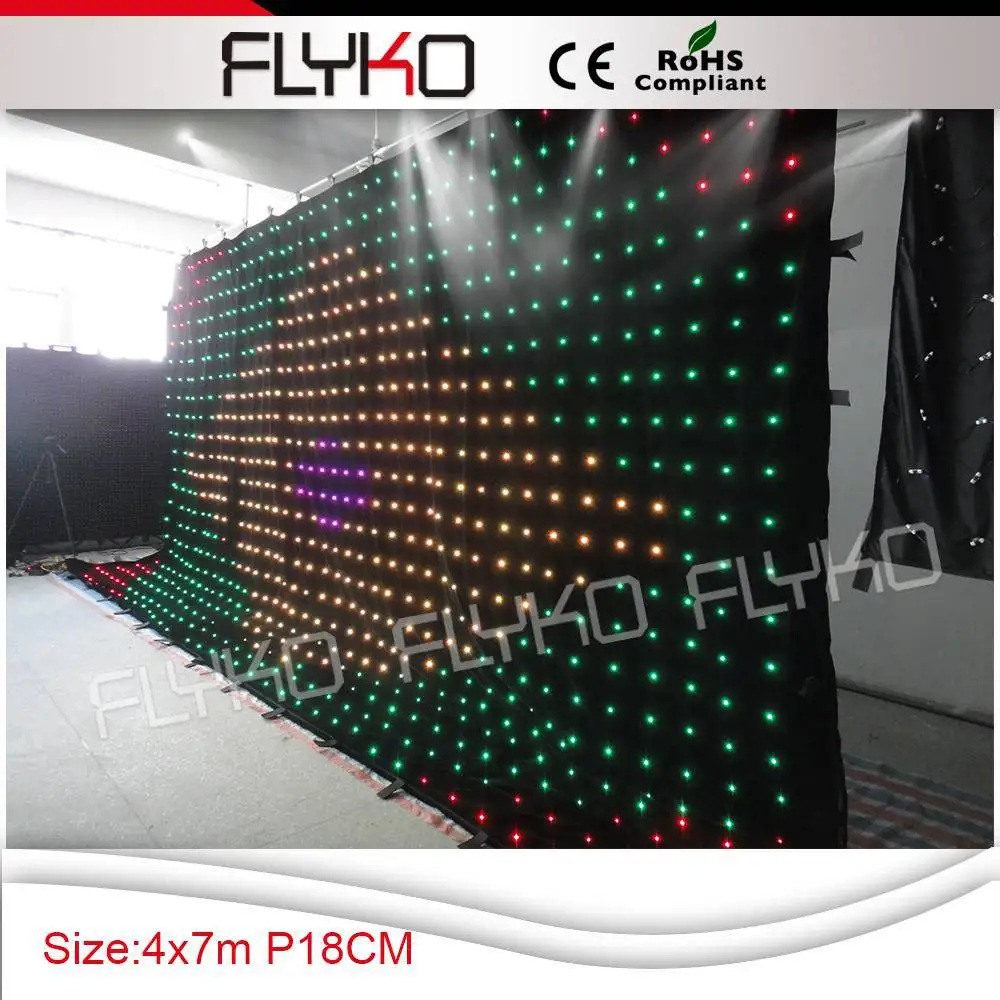 Free shipping, PC controller For digital stages in studios led video curtain