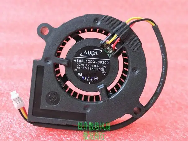 

Wholesale: ADDA 5020 AB05012DX200300 DC12V 0.15A 3 wire projector projector fan