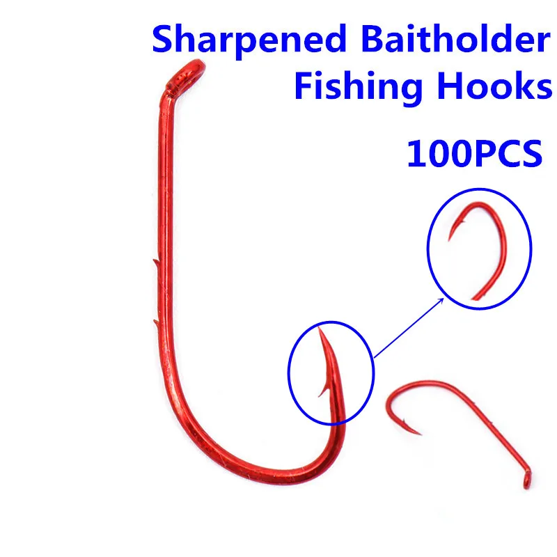 100pcs 2#  High Carbon Steel Long Shank Baitholder Fishing Hooks 9292 Chemically Sharpened with Free Shipping offset fishhooks