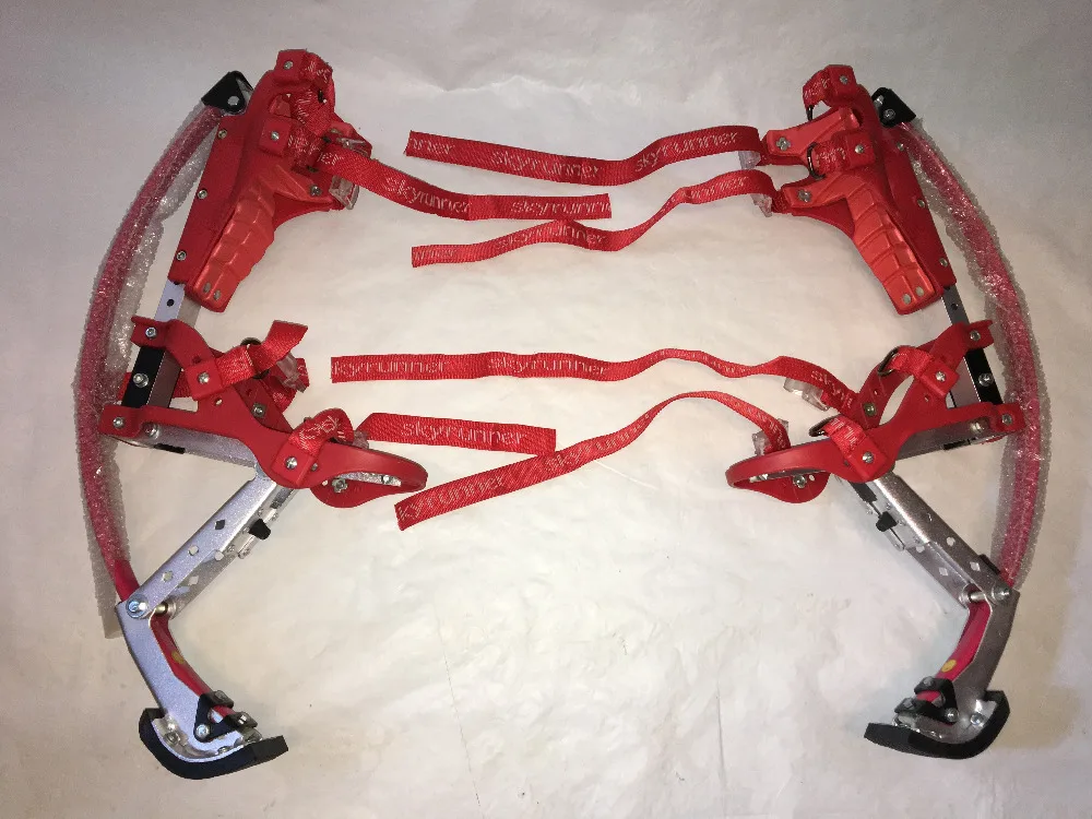 Skyrunner For People Weight 88-132 lbs/40-60kg Red Color Jumping Stilts/Skyrunner/Jump shoes/Flying Shoes/kangaroo jump