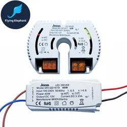 JINDEL HA CONDOTTO il Driver AC100-240V 12 W 20 W 40 W 60 W 100 W CV di Potenza di Alimentazione Per DC12V G4 g9 MR16 G5.3 3528 3020 3014 5050 5630 LED CE