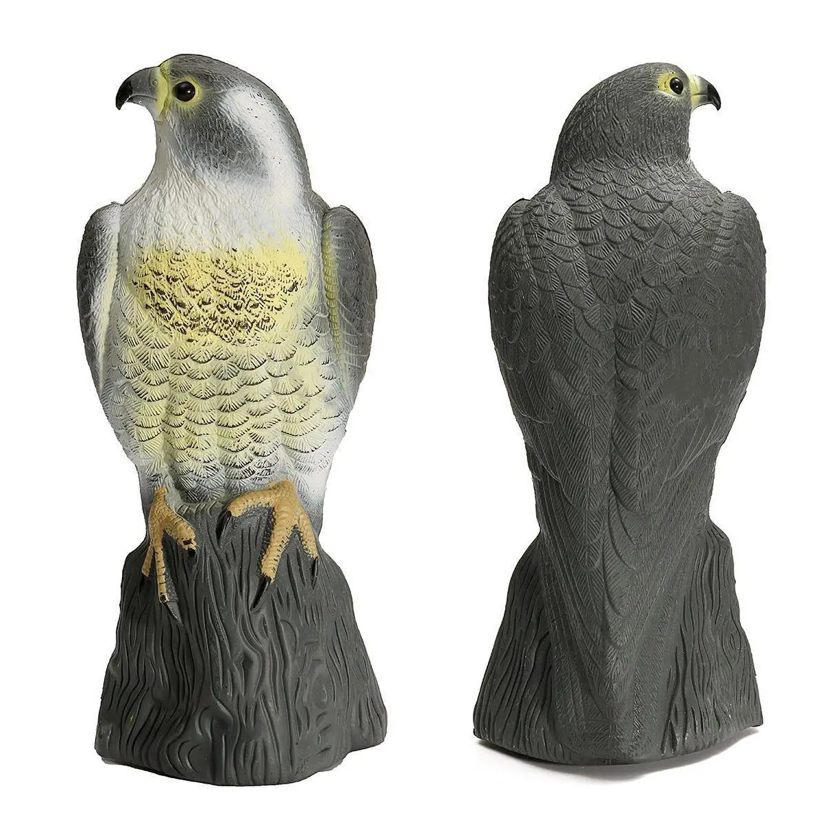 

1pc Fake Falcon Owl Hawk Hunting Decoy Deterrent Scarer Repeller Garden Lawn Decor