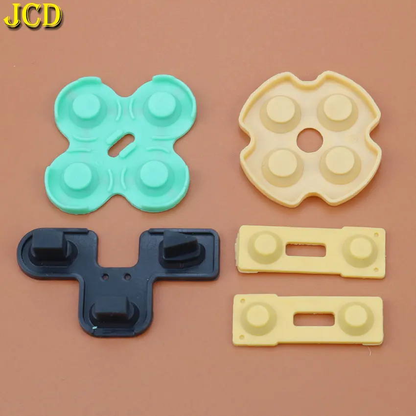 JCD 1Set Silicone Rubber Conductive Pads Buttons Touches For PS2 Controller Replacement Repair Parts