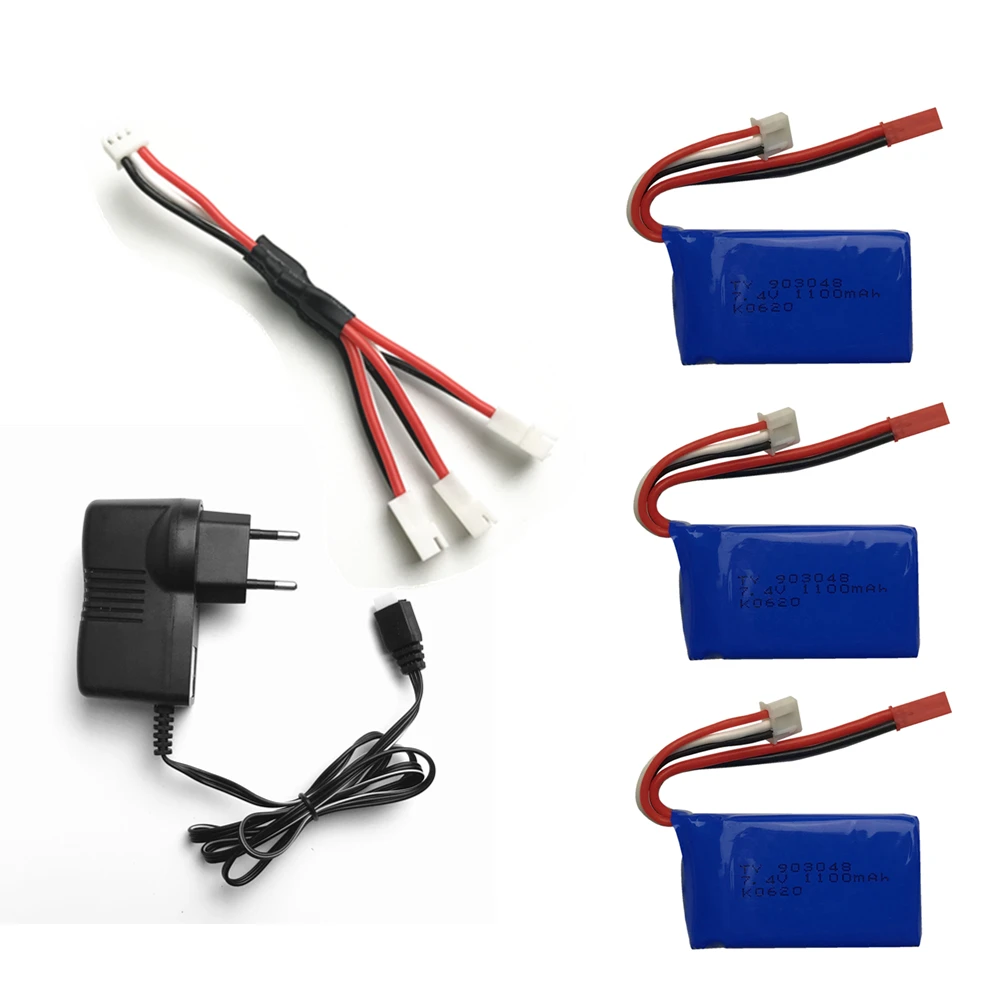 

3 шт. 7,4 в Wltoys A949 A959 A969 A979 K929 литий-полимерный аккумулятор 1100 мАч литий-полимерный аккумулятор 7,4 В для Wltoys a959 Радиоуправляемый вертолет самолет Автомобильная лодка