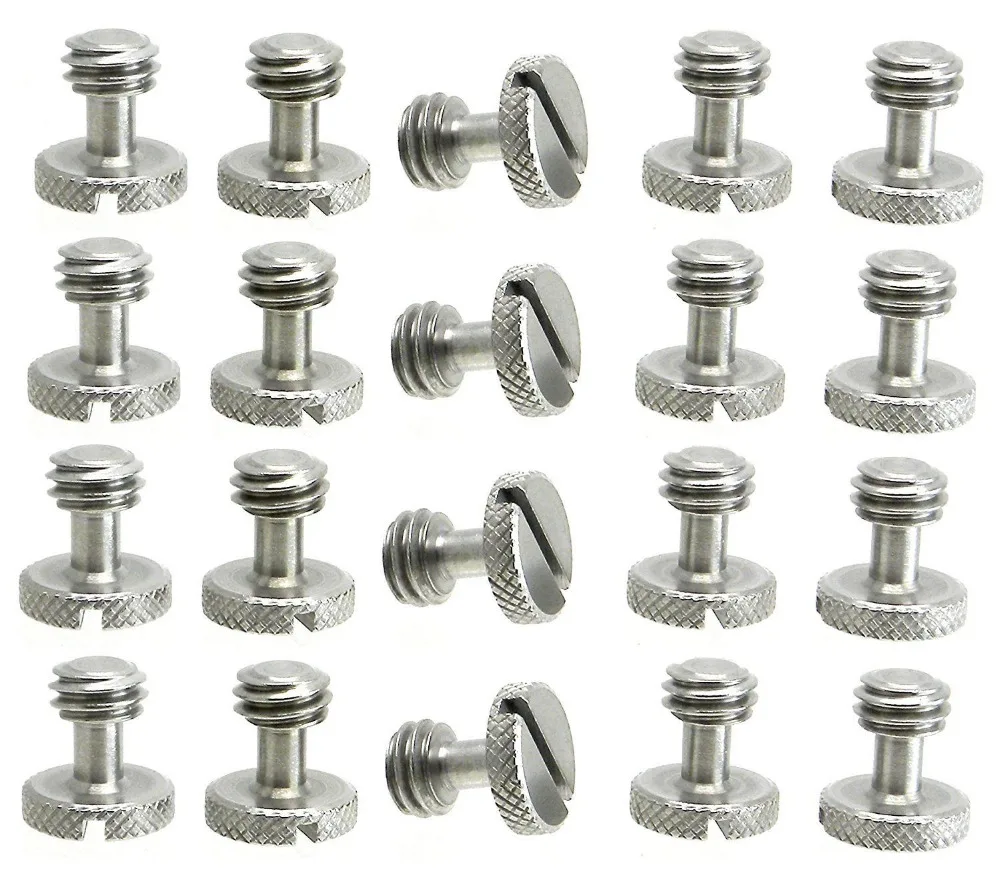 20x Steel Screws 3/8