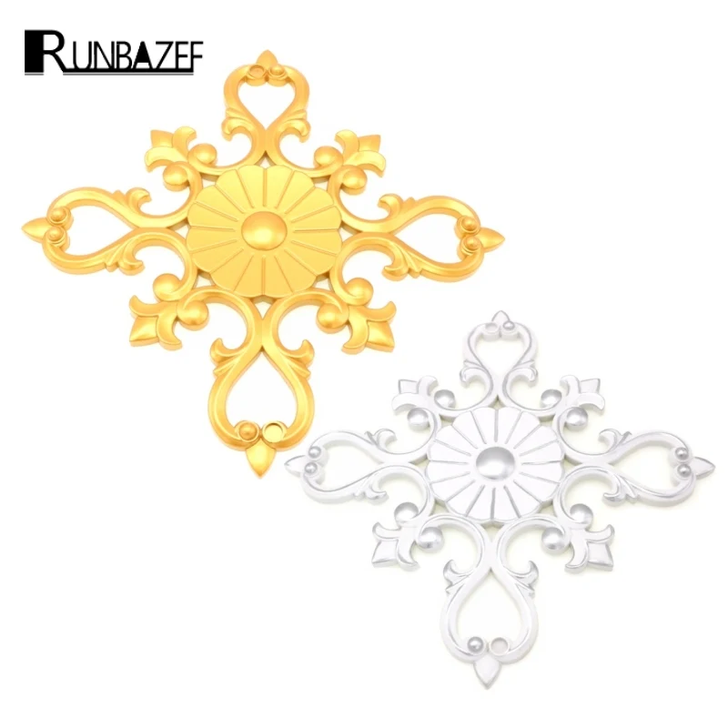 Runbazef Plastic Spray Flat Applique Home Decor Decoration Accessories Wedding Craft Process Figurine Miniature Manualidades