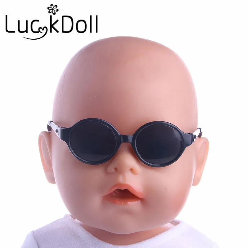 

Hot Sell Sunglass doll sunglass fit 18Inch American Doll&43cm Baby Doll