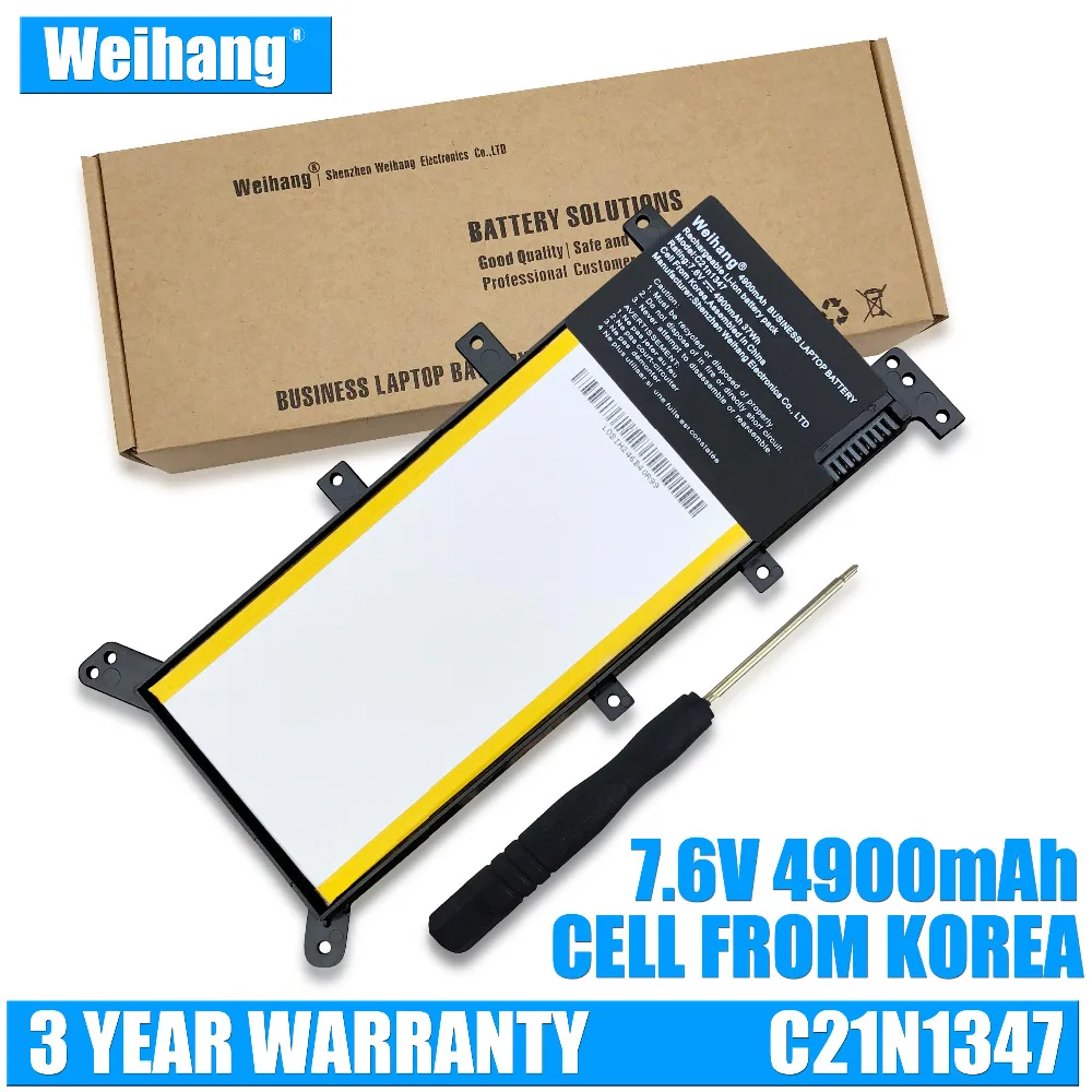 

37Wh Battery C21N1347 For ASUS X554L X555LD Y583 Y583LD F555 F555L A555L K555L R556 R556L VM510 VM590 W519 FL5600