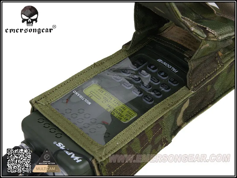 Emersongear-Tactical Radio Pouch for Hunting, Airsoft Combat Gear, Molle EM8350, PRC148, 152