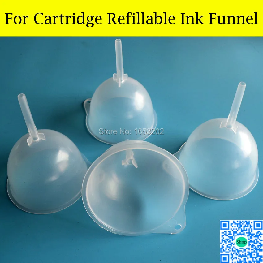 8 Pieces/Lot Plastic Funnel Ink Refill Funnel Use For Epson Large Format Printer