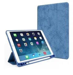 

For iPad Pro 12.9 Case 2022 with Pencil Holder PU Leather Smart Auto Sleep Wake Cover For iPad Pro 12.9 2020 2015 2017 case