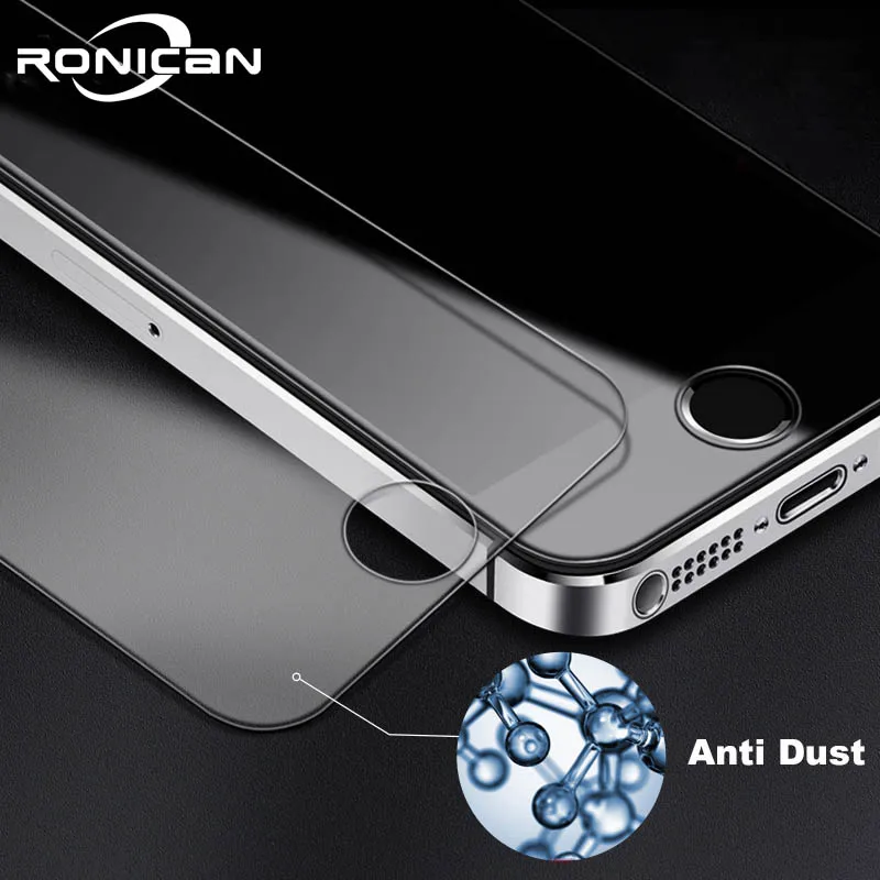 5Pcs Full Cover Tempered Glass for iPhone 12 Pro MAX 12 mini Protective glass screen protector film for iPhone 5 5S 5C SE 4 4S image 2