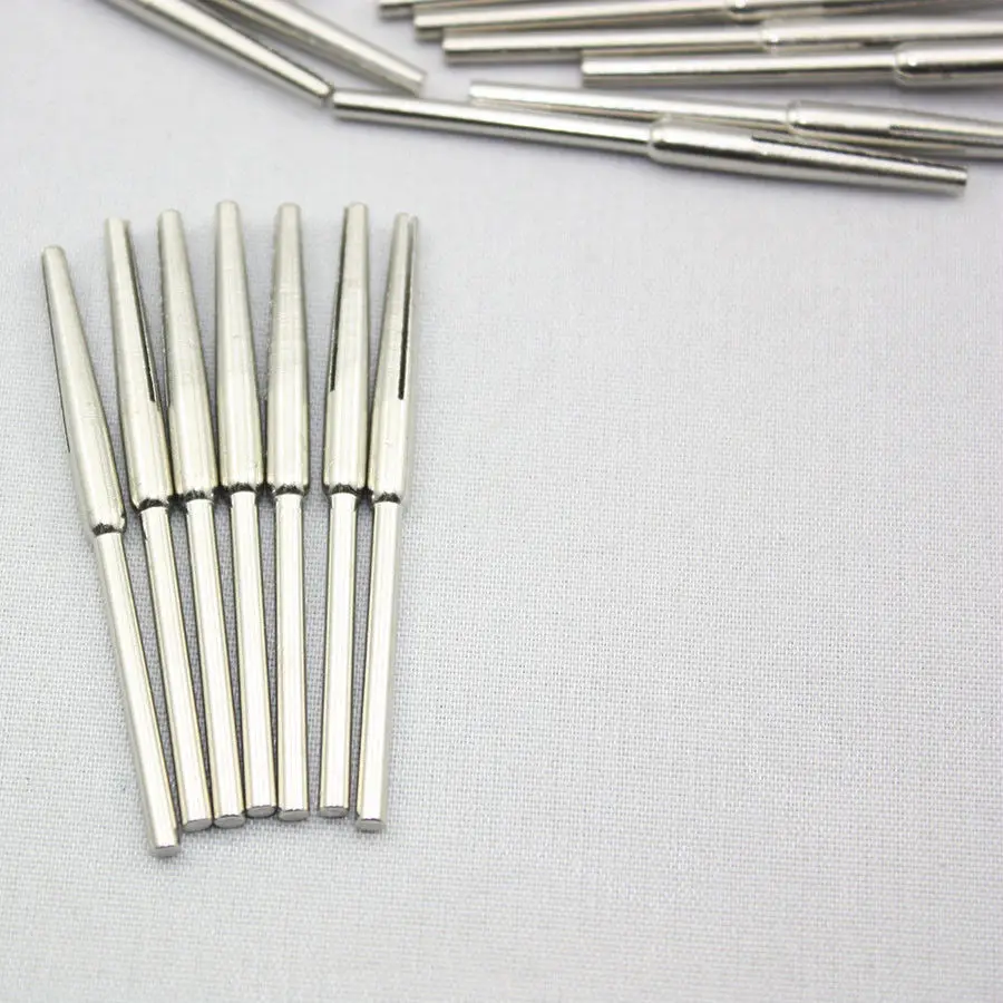 Lab ทันตกรรมใหม่ Miniature Mandrels แยกเรียวหัว3/32 "Shank สำหรับทันตแพทย์