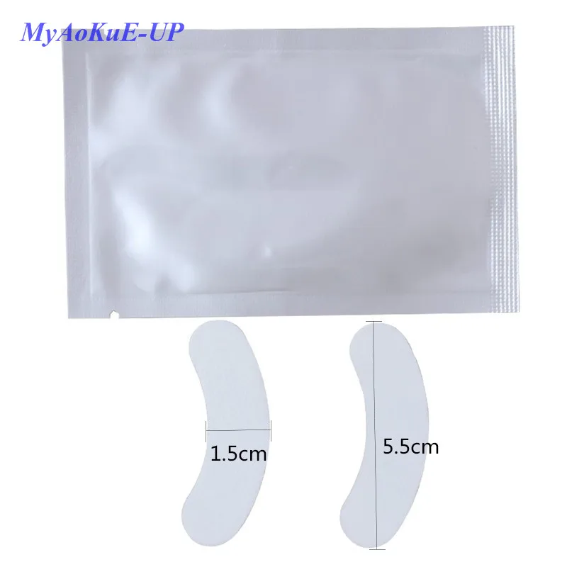 100 packs/200 pairs Eyelashes Paper Patches Thin Eye Pads Eyelash Extension women Makeup Tools