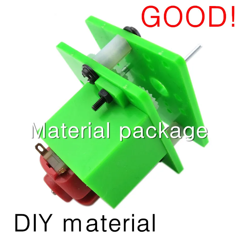 

C4 gear motor, 130 motor reducer gearbox,Physical experiment Electronic building blocks,DIY material (Material package)