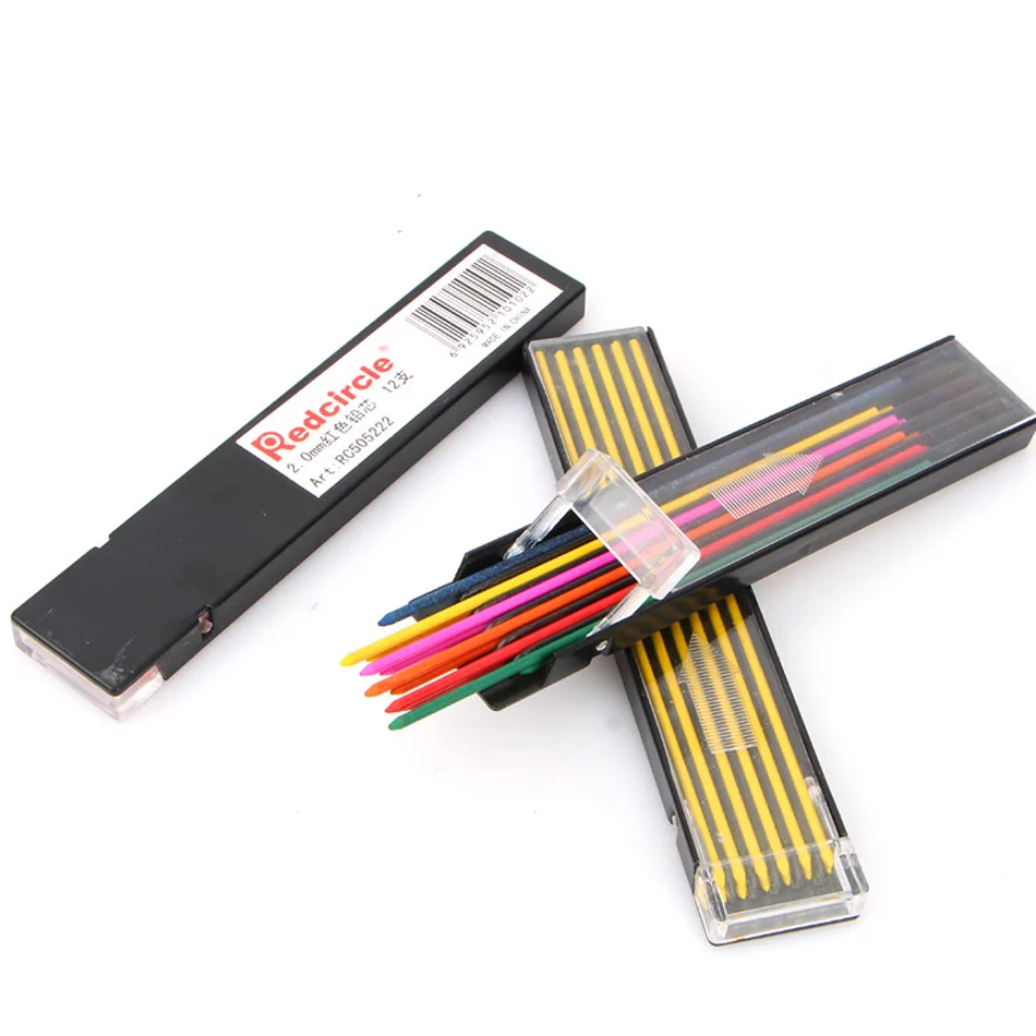 2mm Color Pencil Lead 6 Colors 2.0mm Lead Refills for Mechanical Pencil