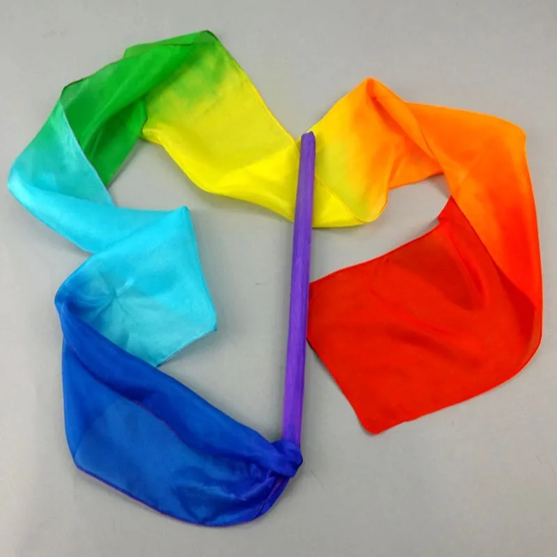 Arcoíris dancing Throw Streamer, accesorios de escenario profesionales sexys, arrojas, 2M /3M /4M, venta al por mayor