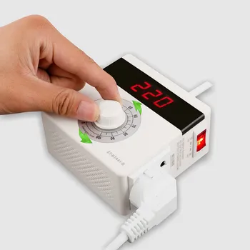 4000W transformer voltage regulator high power converter EU plug limit electricity and prevent trip speed controller
