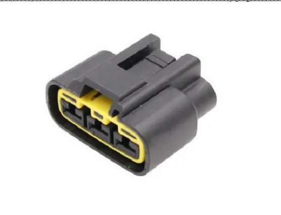 

FREE SHIPPING 100pcs 6.3mm 3Pin Black or Gray color Female Aumotive Connector QLW-3F-B