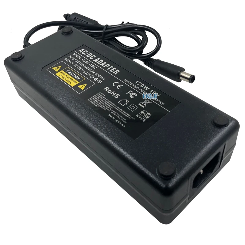 19V 6.32A Laptop Adapter DC 5.5*2.5/7.4*5.0 mm Power Supply  With AC Cable 19V 6.3A for Laptop computer