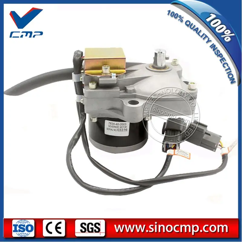 PC-6 6D102 Speed Gas Accelerator 7834-40-2007 7834-40-2002 for Komatsu Excavator Throttle Motor