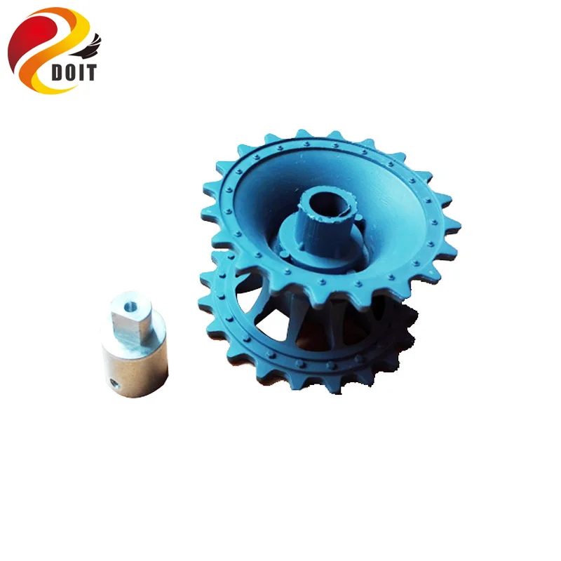 Rueda motriz de plástico con acoplamiento Tamaño interior 4 mm, 5 mm, 6 mm para DOIT sobre orugas del chasis del tanque