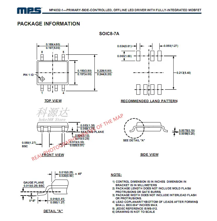 5 ピース/ロット MP4032-1 SOP7 MP4032 在庫