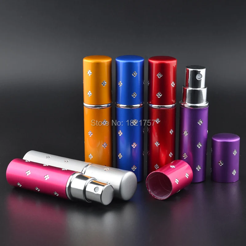 5ml Perfume Bottle Travel Perfume Atomizer Refillable Spray Empty Bottle Top quality free shipping 500pcs/lot