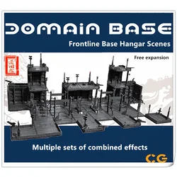 CG Universal HANGAR garage frontline base scene for MG 1/100 RG HG 1/144 model free combination DC010