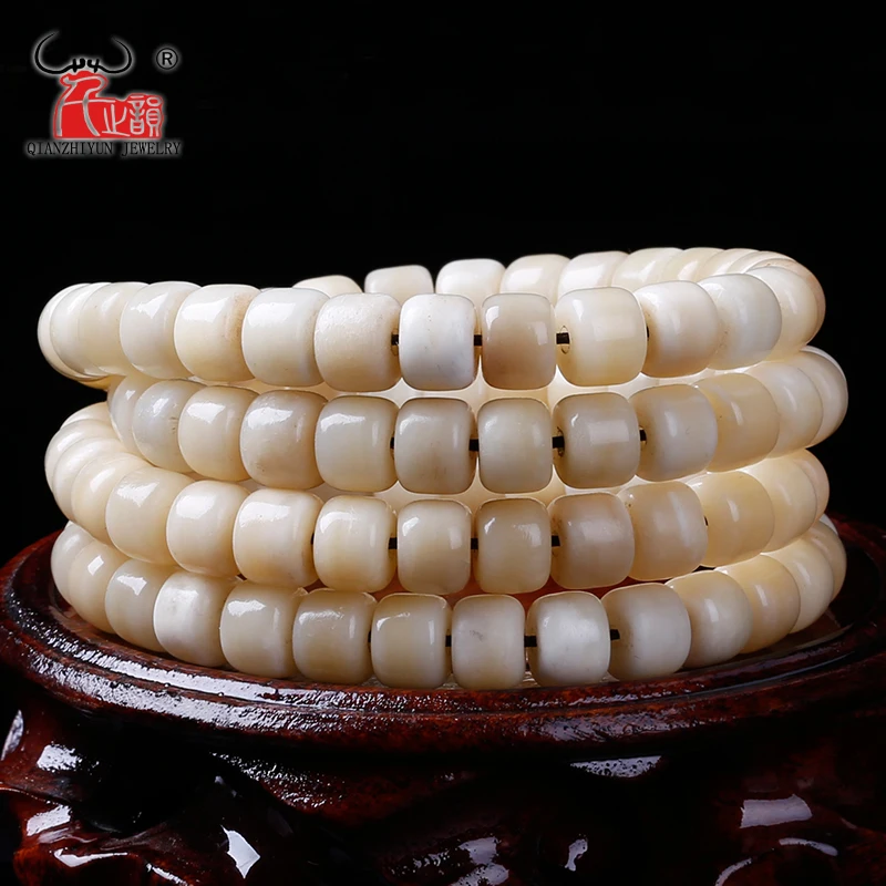 20PCS Manual polishing of the natural camel bone bucket beads DIY hand string accessories. Hole 1.5mm