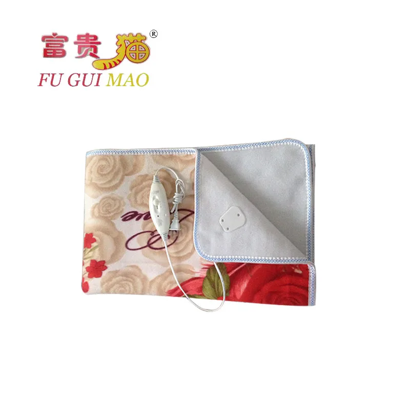 FUGUIMAO Electric Blanket  Double Manta Electrica 150x120 Electric Heating Blanket Plush Heated Blanket Carpets Heated 220v Bed