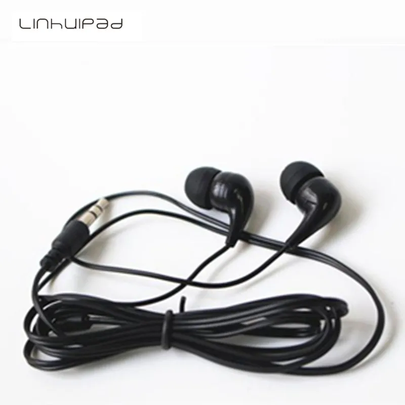 5 Pcs Cheap mono earbud silicone in-ear earphone with 1.8m cable length