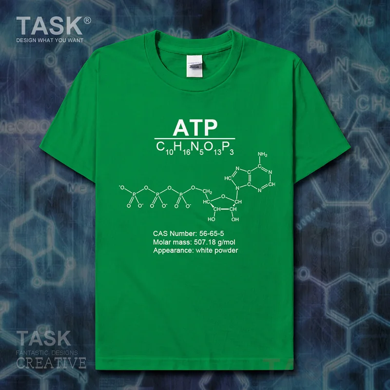 ATP Molecular Formula Chemistry Subject new Tops t shirt mens clothes Short sleeve t-shirt summer Fashion sweatshirt sports 01