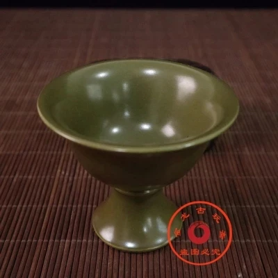 

Jingdezhen Antique Porcelain Tea Glazed Goblet