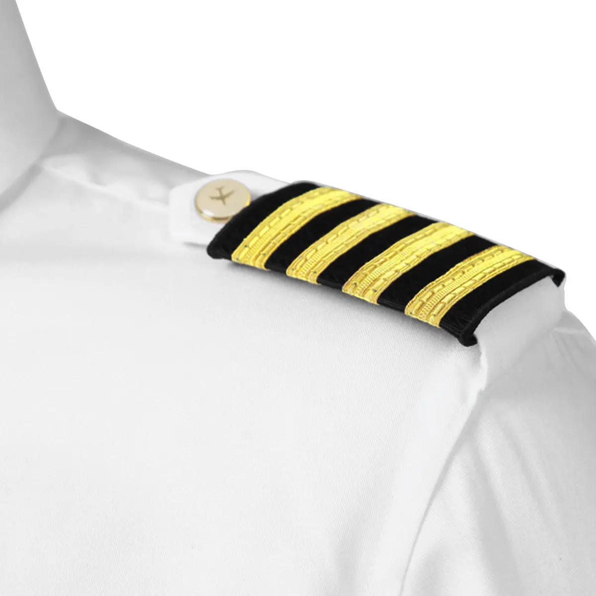 YiZYiF Clothing Decor Epaulettes Professional Pilots Uniform Epaulets Fashion Shirts Craft Shoulder Badges Garment DIY Accessory