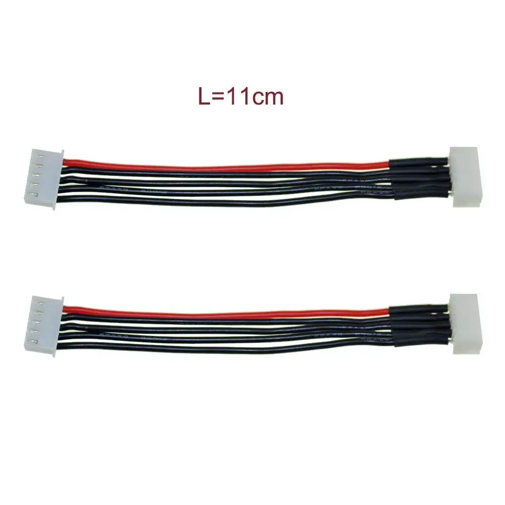 10 pz RC FPV batteria Balance Head cavo di prolunga 2S -7.4V / 3S-11.1V / 4S-14.8V /5S-18.5V / 6S-22.2V per batteria Lipo