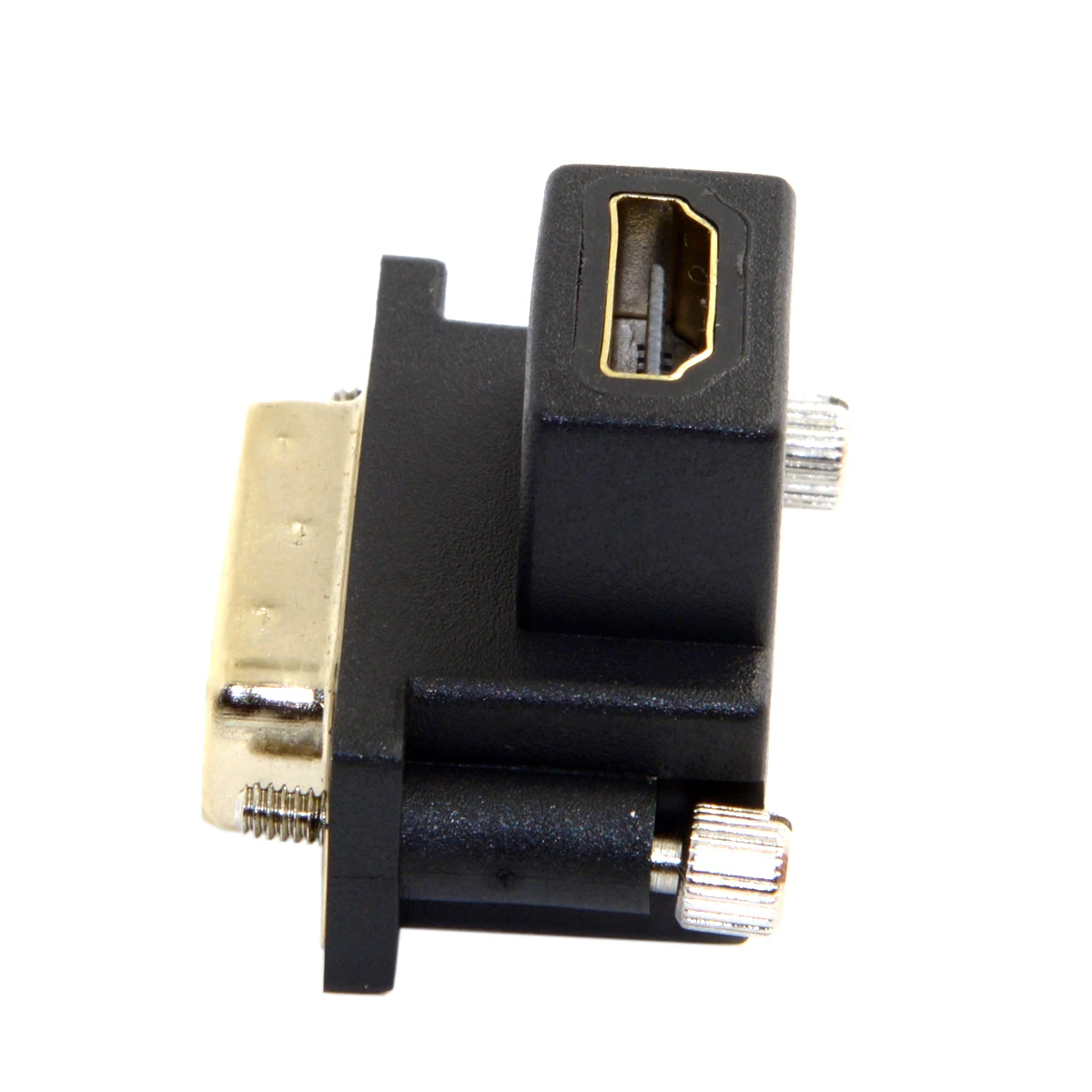 

CY 90 Degree Down Angled DVI Male to HDTV Female Adapter for Computer & HDTV & Graphics Card