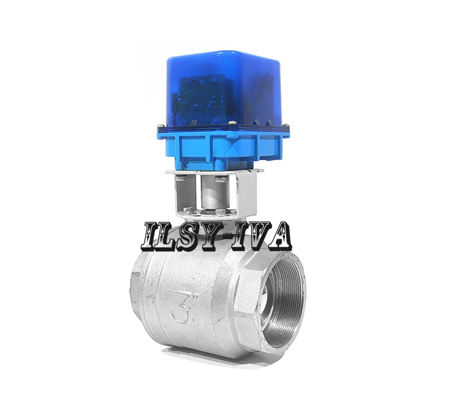 

2017 new two-way brass DN80 DC12V/24V fixed-type electric ball valve