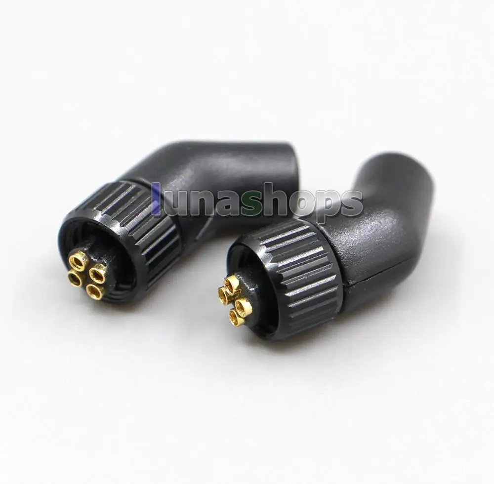 LN005420 Ultrahard Polycarbonate DIY XLR Earphone Pin Adapter For JH AUDIO JH24 Roxanne 24 Iriver AK R03 AKR02 Cable