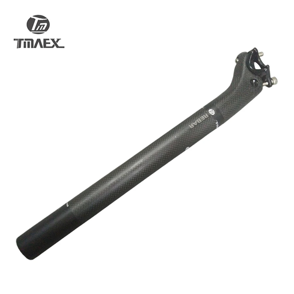 TMAEX-3k  Matte Carbon Seatpost Backward 25 Degrees Ultralight  Road Bike Seatpost Mountain Bicycle Seat Post 27.2/30.8/31.6mm