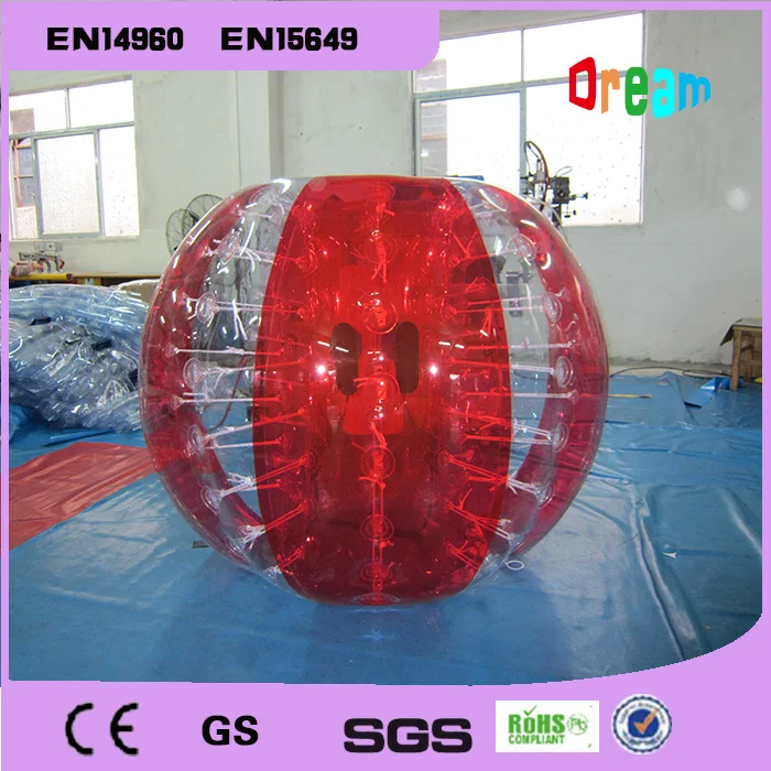 

Hot Selling 1.2m For Kids Quality Bubble Soccer Body Zorb Bumper Ball Human Hamster Ball Bubble Football Bubble Suit Loopy Ball