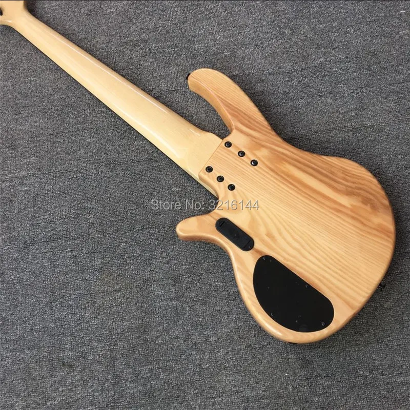 Custom product 6 string bass, black hardware, amplifying circuit, real photos, wart stick a skin, wholesale and retail