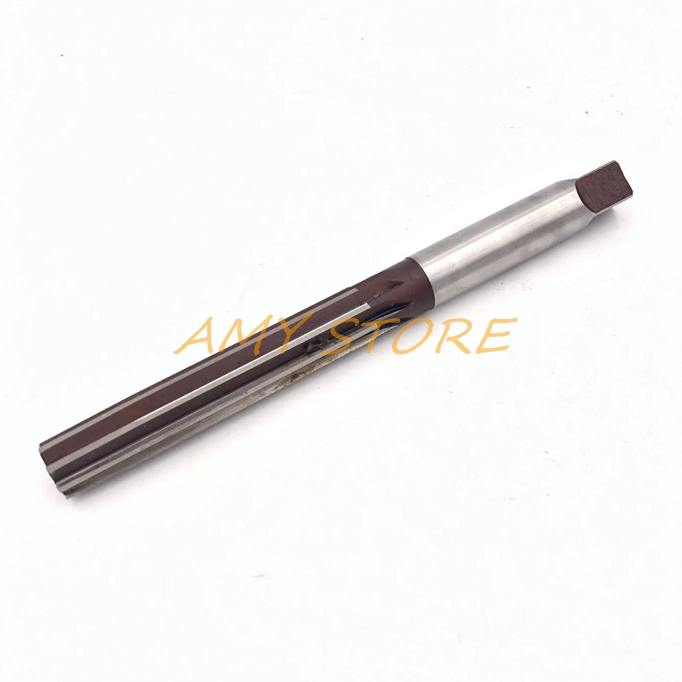 1Pc 8 Flute Number 15mm x 83mm x 15mm x 163mm H8 Alloy Tool Steel Straight Shank Hand Reamer