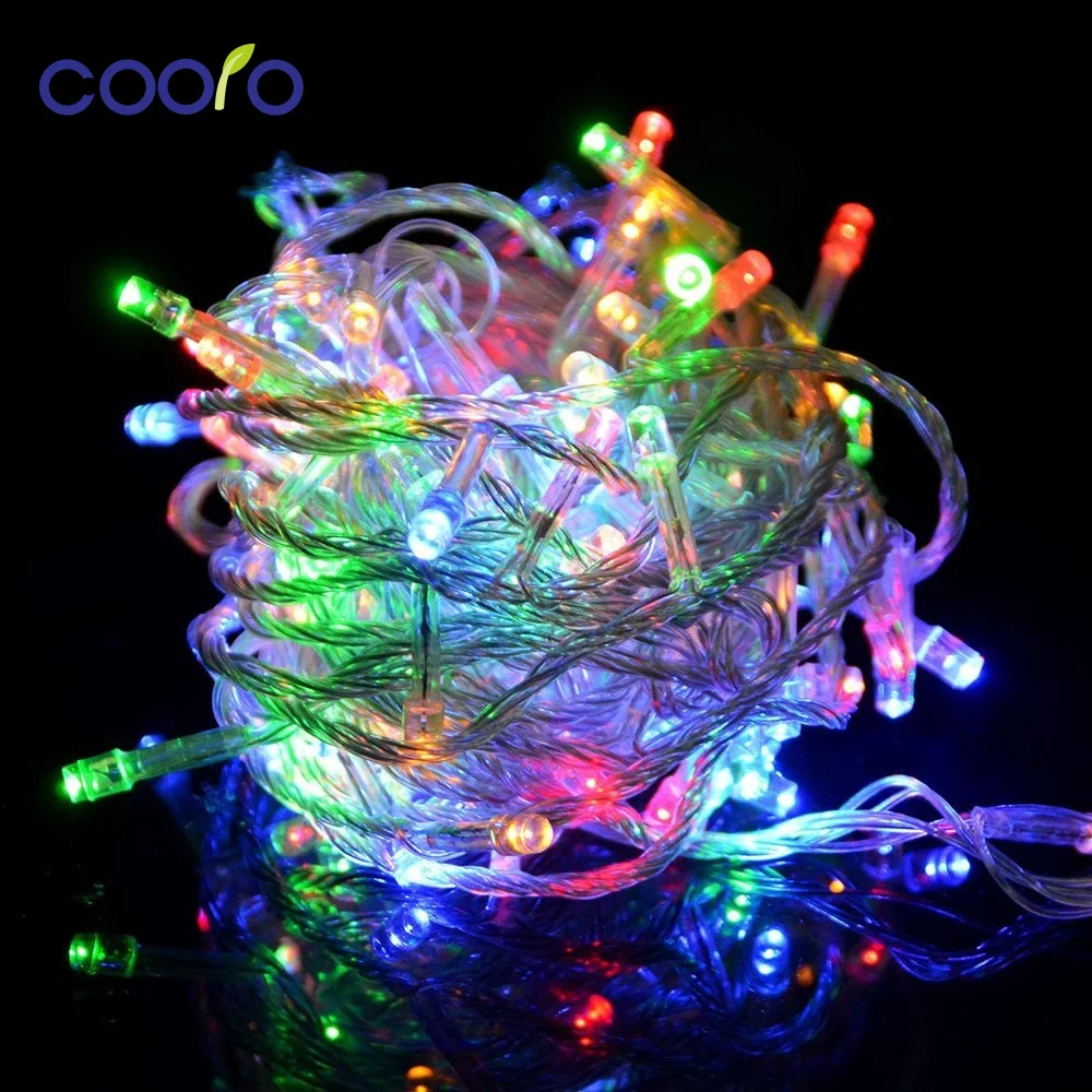 

110v/220V Led String Christmas Lights 10m/100leds With 8 Modes Christmas decorations for Home / Holiday / Party / Wedding