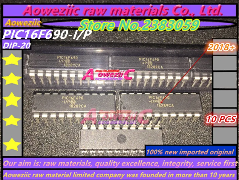 

Aoweziic 2021+ 100%new original PIC16F690 PIC16F690-I/P DIP20 PIC16F690-I/SO SOP20 PIC16F690-I/SS SSOP-20 MCU controller