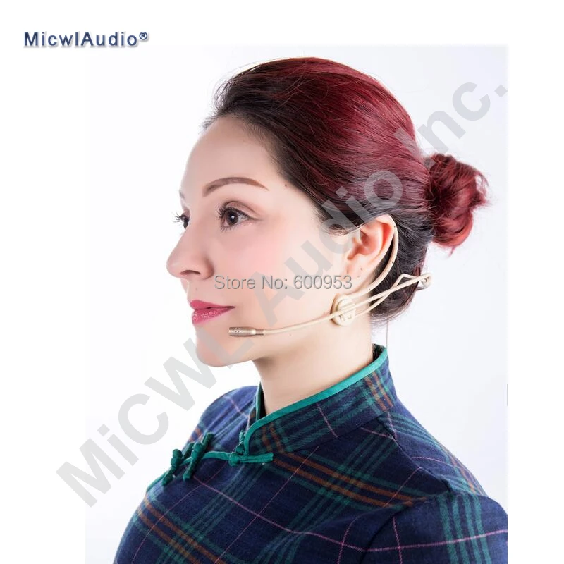 Professional Foldable Classical Cardioid Wireless Headset Microphone for MiPro System Stage Performance Mics mini xlr 4Pin lock