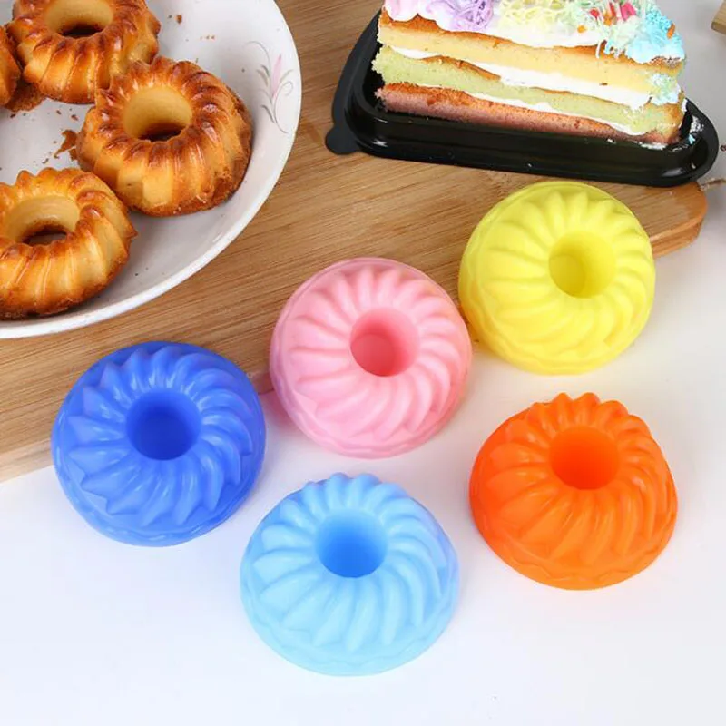 Small Silicone Cupcake Mold Baking Tool Cakes Decorating Tools Kitchen Bakeware Cake Mold Muffin Cup ZA6839